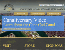 Tablet Screenshot of capecodcanalcentennial.com